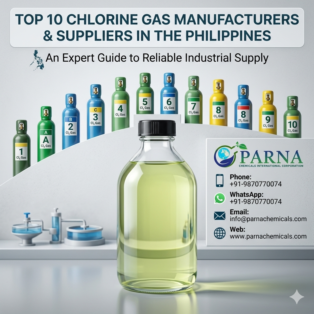 Top 10 Chlorine Gas Manufacturer and Supplier in Philippines